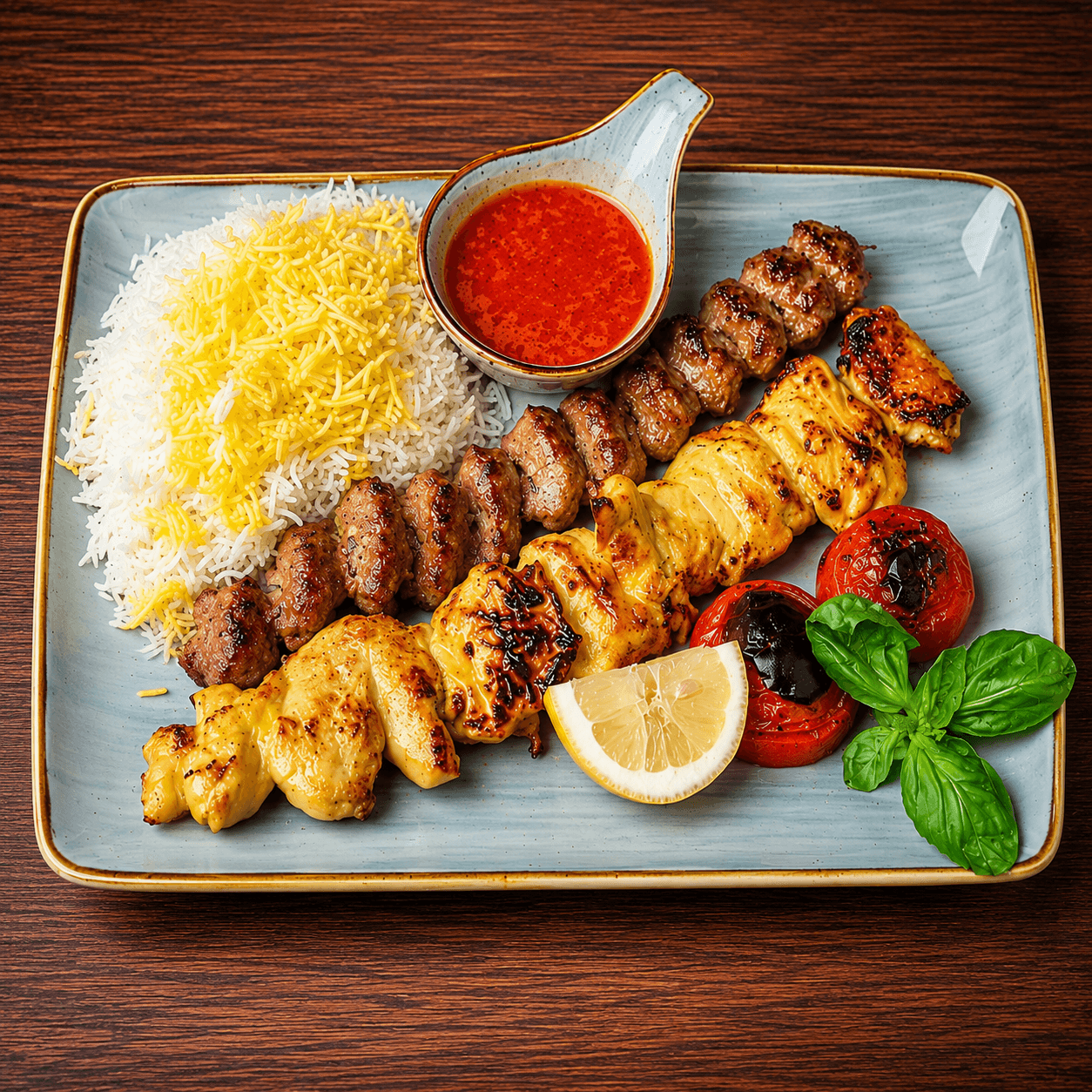 Chelo Kebab Djudje Soltani